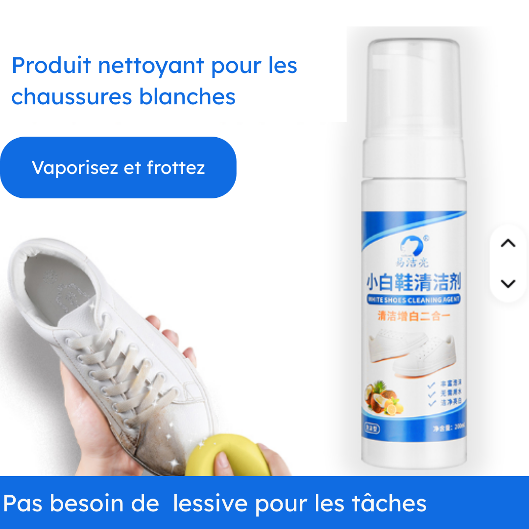 Spray blanchissant pour chaussures